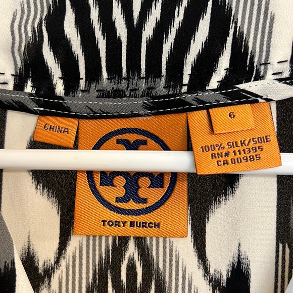 Tory Burch Silk blouse size 6 - Picture 2 of 6